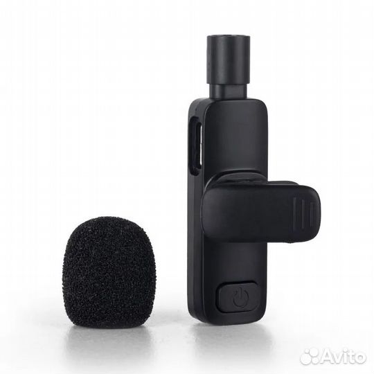 Беспроводной микрофон петличный для телефона type