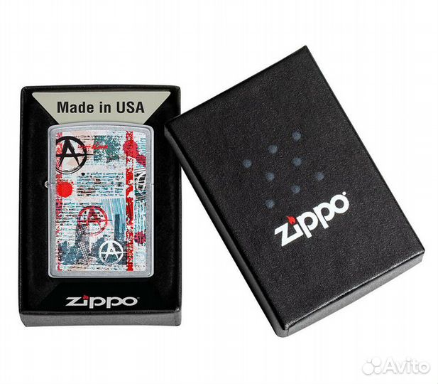 Зажигалка Zippo 49662 Anarchy Design Оригинал
