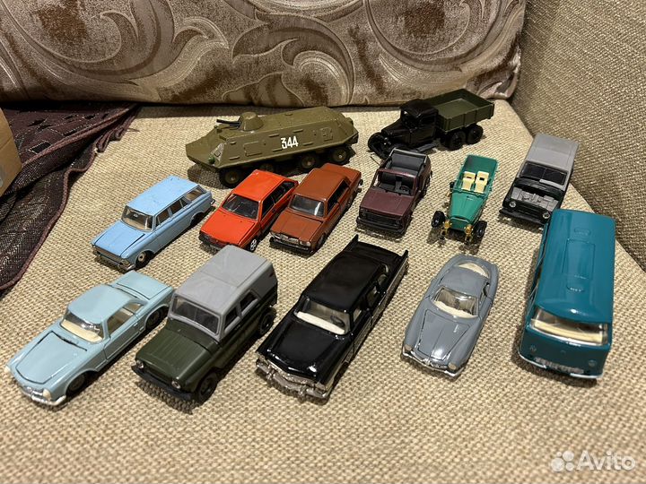 Коллекция моделей СССР. Газ, нива, ваз, УАЗ
