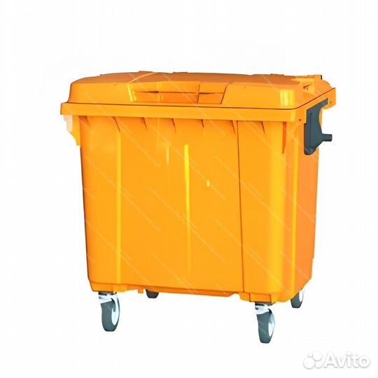 Бак мусорный пластиковый 1100л П-2447