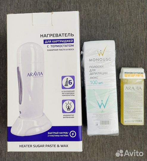 Нагреватель для картриджей aravia