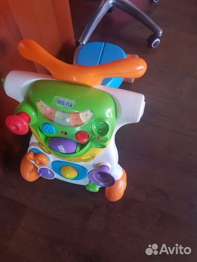 Ходунки-каталка машинка-толокар Weina 2 в 1