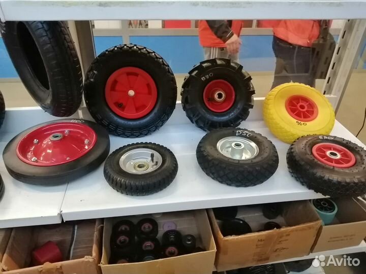 Колеса для садовой тачки