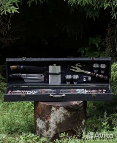 Мужской подарочный набор шампуров