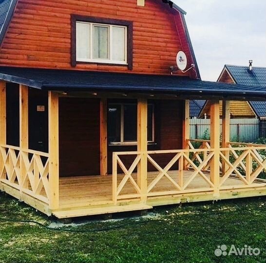 Пристройки к дому терассы веранды