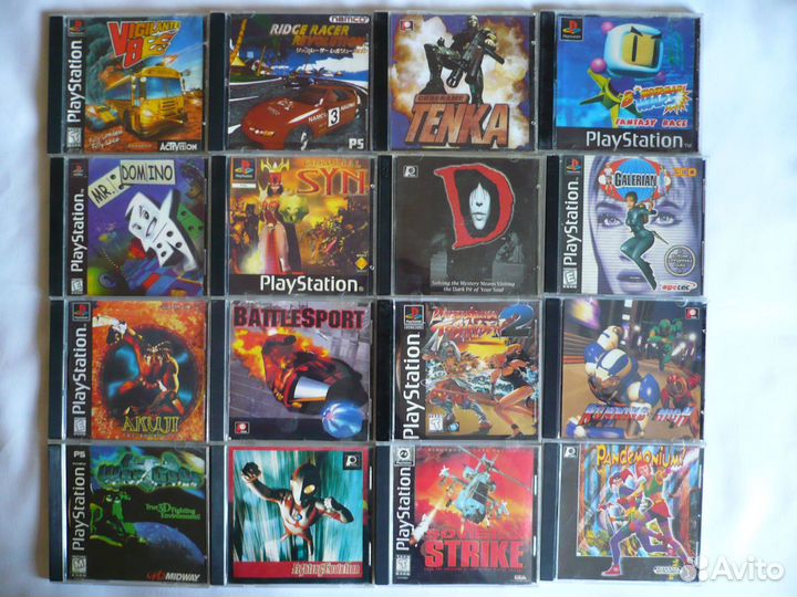 Диски для PS1 на оригинальном языке