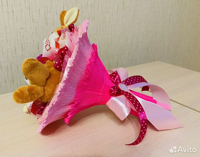 Букет из Игрушек и рафаэлло