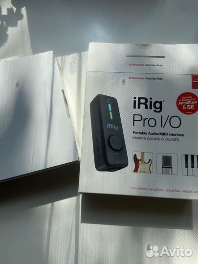 Irig pro I/O (звуковая карта/интерфейс)
