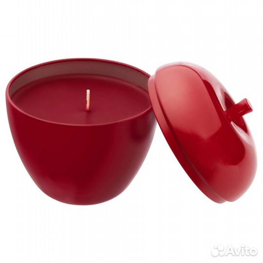 Свеча IKEA Vinterfint яблоко с корицей