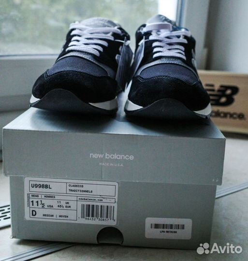 Кроссы New Balance 998 11.5US Made in USA Оригинал