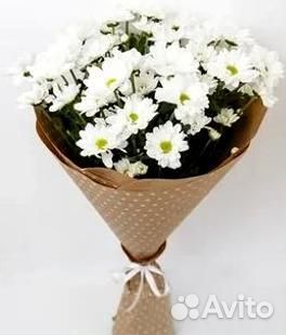 Букет из Кустовых Роз И Хризантем