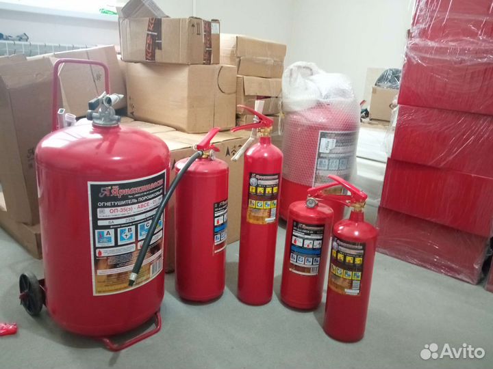 Огнетушитель порошковый, Углекислотный