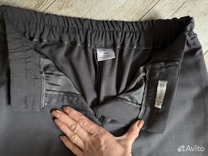 Джоггеры Ivolga шерсть меринос серый, 44