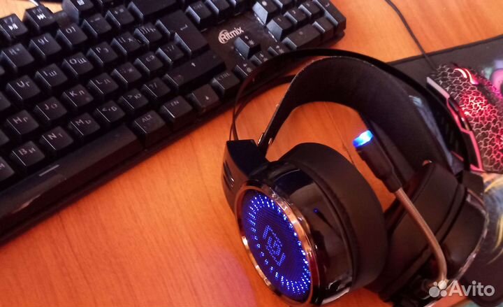 Проводная гарнитура Oklick HS-L700G черный