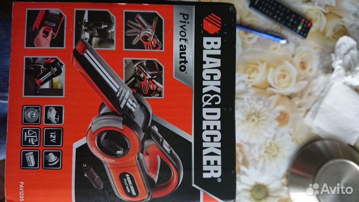 Автомобильный пылесос black decker