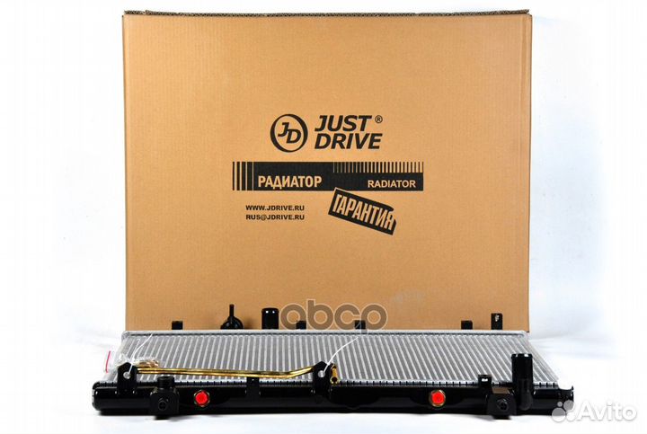 Радиатор двигателя AT (Способ сборки сот - Паяный)