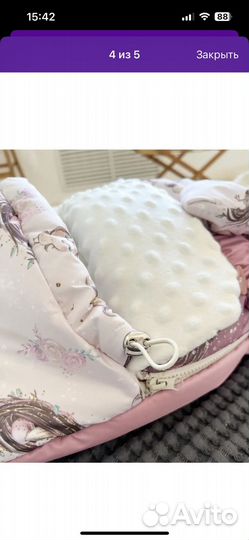 Конверт на выписку для девочки новый