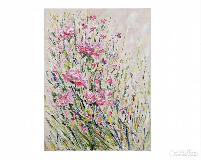 Цветы картина маслом на холсте Белгород картины