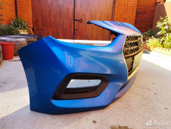 Бампер передний hyundai solaris 2