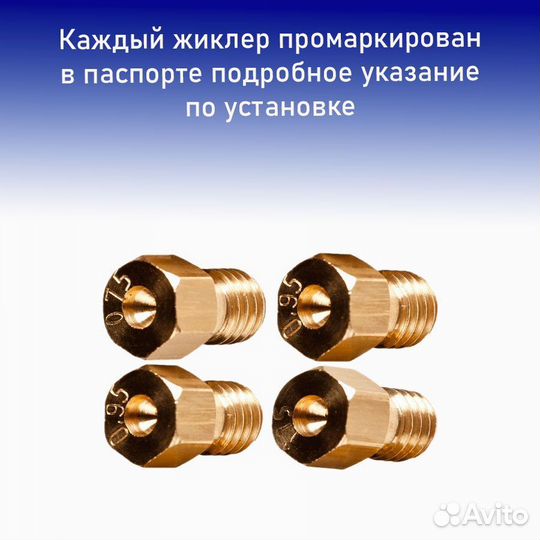 Жиклеры газовой плиты gefest до 2009г.в. (природн