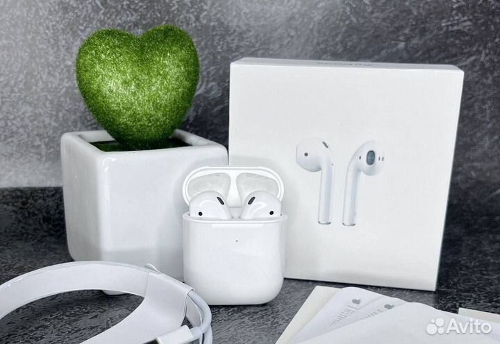 AirPods 2 новые беспроводные наушники Гарантия