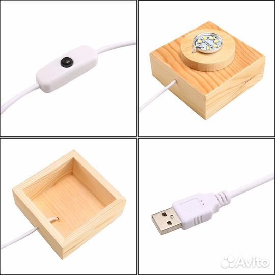 Зеркальный интерьерный ночник сфера 3 D Фейерверк