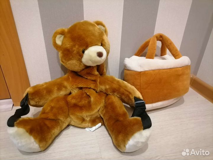 Детский рюкзак медведь +сумка