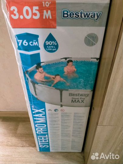 Новый бассейн каркасный Bestway