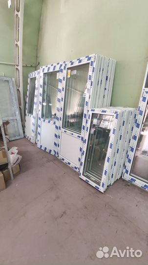 Двери пвх 800х2000 мм балконные в наличии