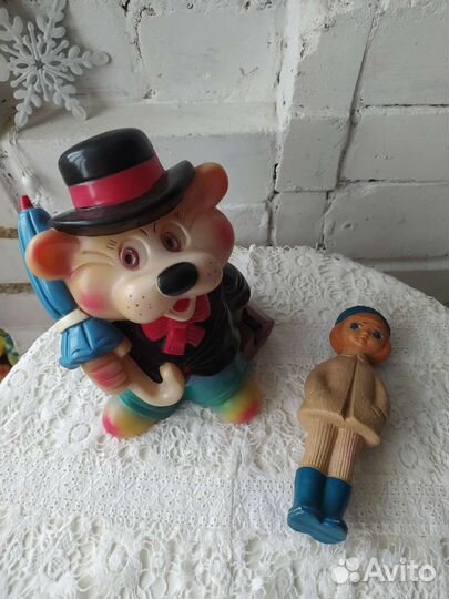 Резиновые игрушки СССР