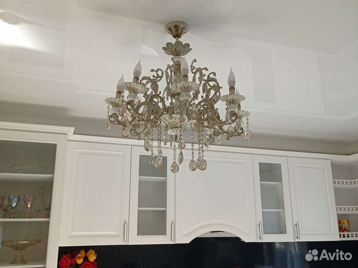 Люстра потолочная большая бу