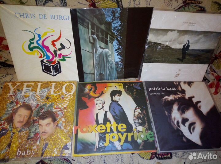 George Michael, Bon Jovi, Tina Turner винил