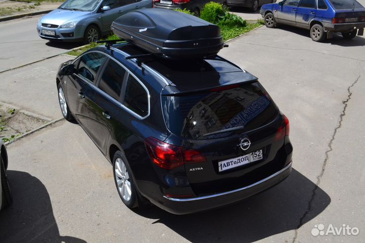 Багажник бокс на крышу Opel Astra J (2010-2018)