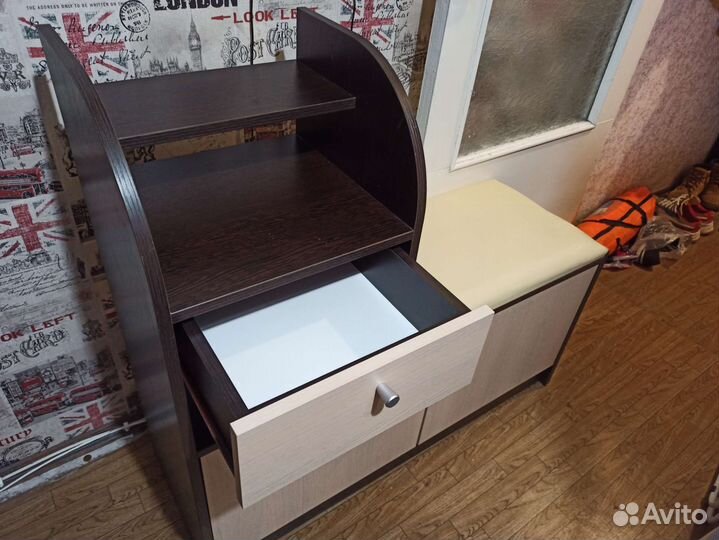 Пуфик-тумбочка в прихожую