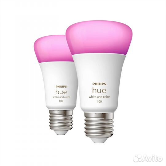 Умные лампочки philips Hue White & Col. Amb. E27