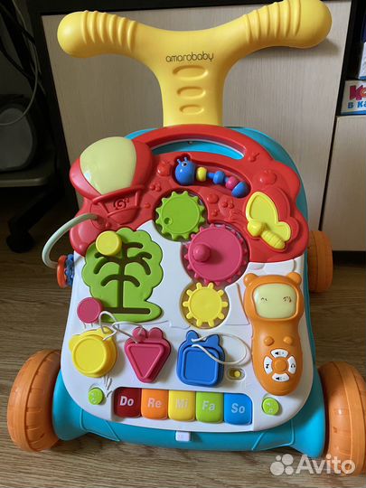 Ходунки каталка толокар 2 в 1