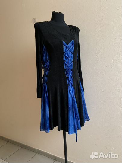 Платье женское черное короткое