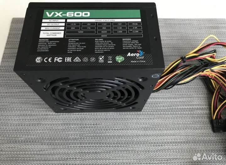 Блок питания 600w для системника , пк