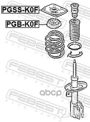 Опора переднего амортизатора pgss-K0F Febest