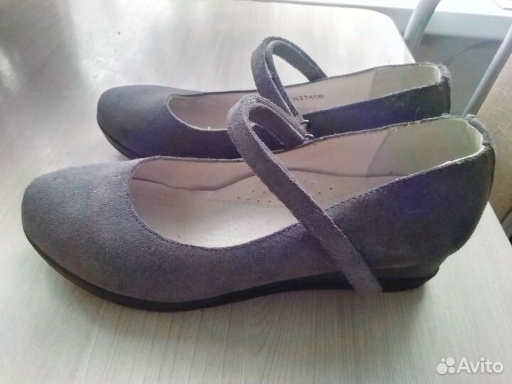 Замшевые туфельки