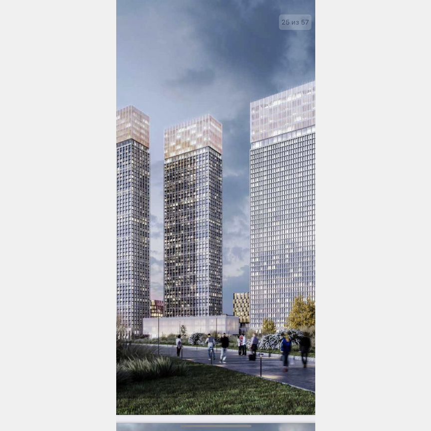 3-к. квартира, 108 м², 19/55 эт.