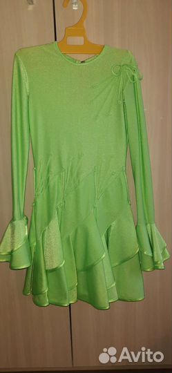 Платье рейтинговое для танцев на 5-7 лет