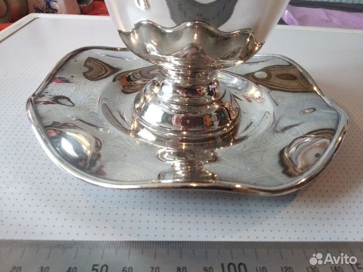 Фруктовница. глубокое серебрение. Швеция. если бу