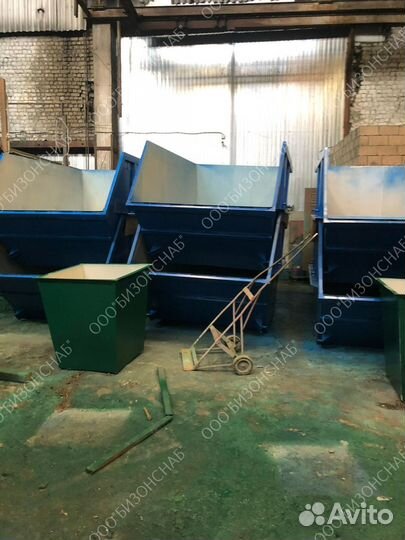 Мусорный бункер из металла 8м3 Арт 5120