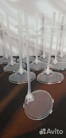 Подставки для кукол (пластик прозрачные)