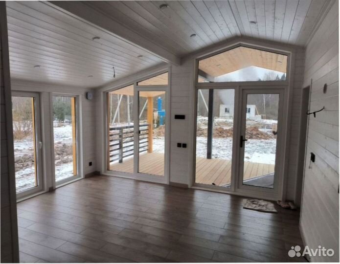 Каркасный дом на дачу, теплый 60 м кв Артикул бн-1920