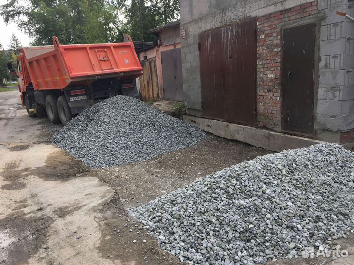 Щебень средний