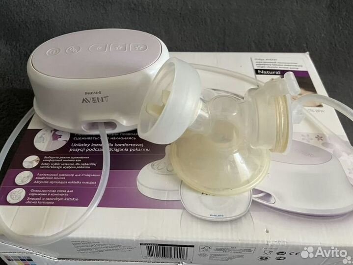 Молокоотсос avent электрический