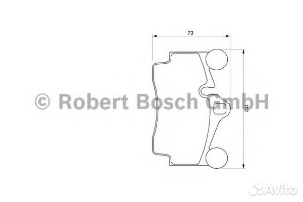 Колодки тормозные дисковые задние bosch 0986424741 для audi, vw