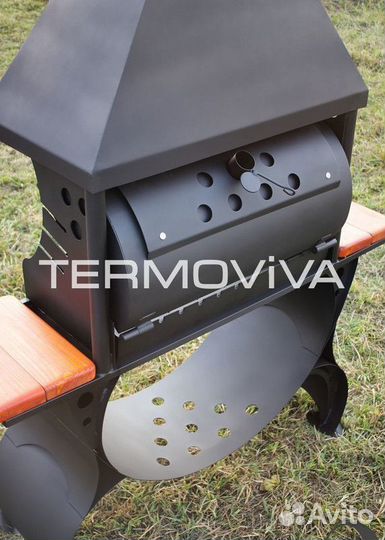 Мангал коптильня